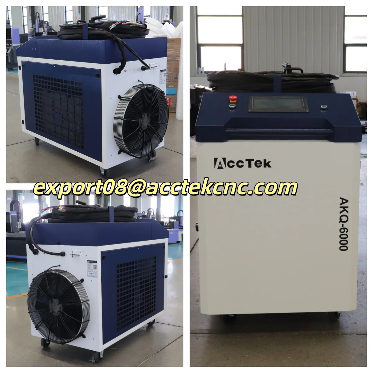 고출력 레이저 클리닝 머신 6000W 레이저 용접 이음새 클리닝 머신 S&A 워터 칠러 포함