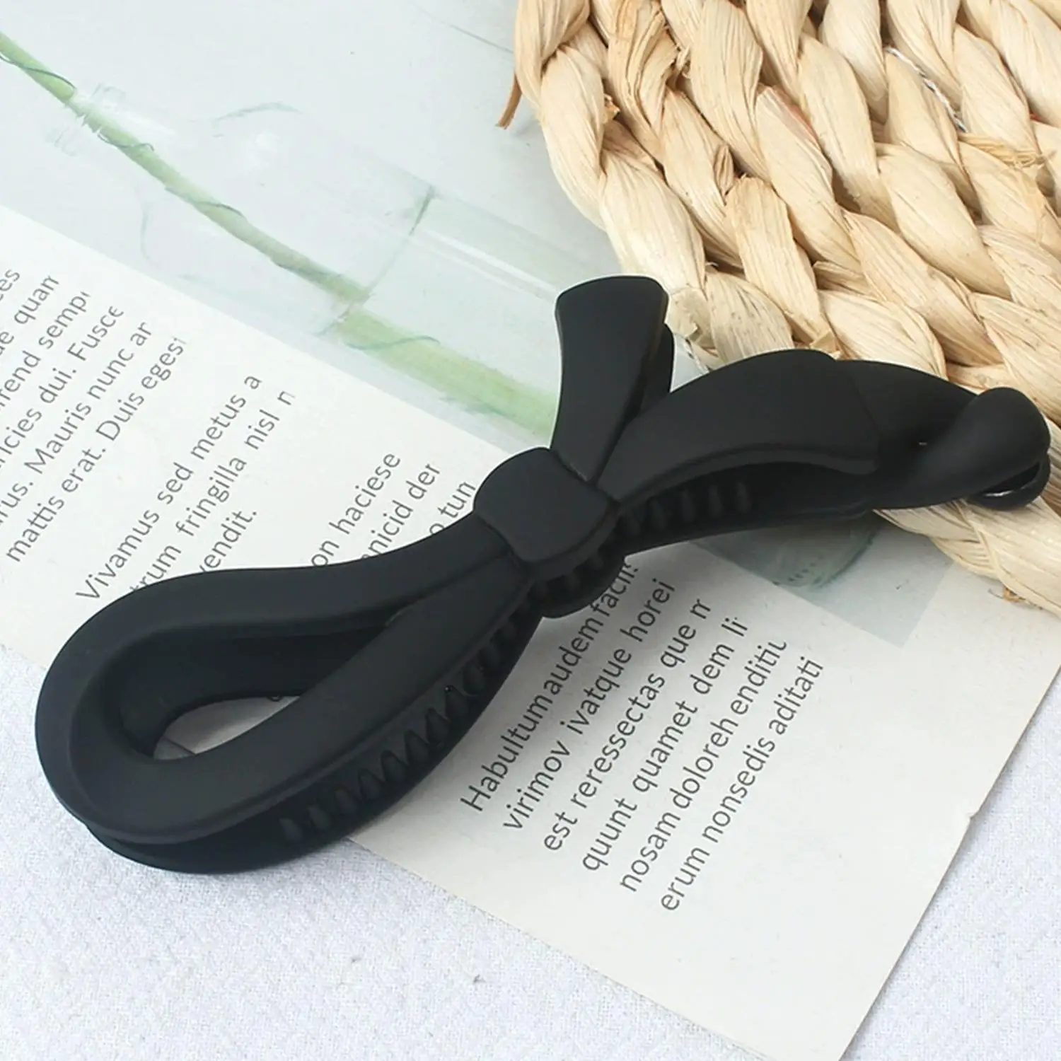 

Simple Bows Hair Claws Vintage Banana Clip Women's Ponytail Holder Barrettes Fashion Hair Style Tool Hairpins Hair Accessories