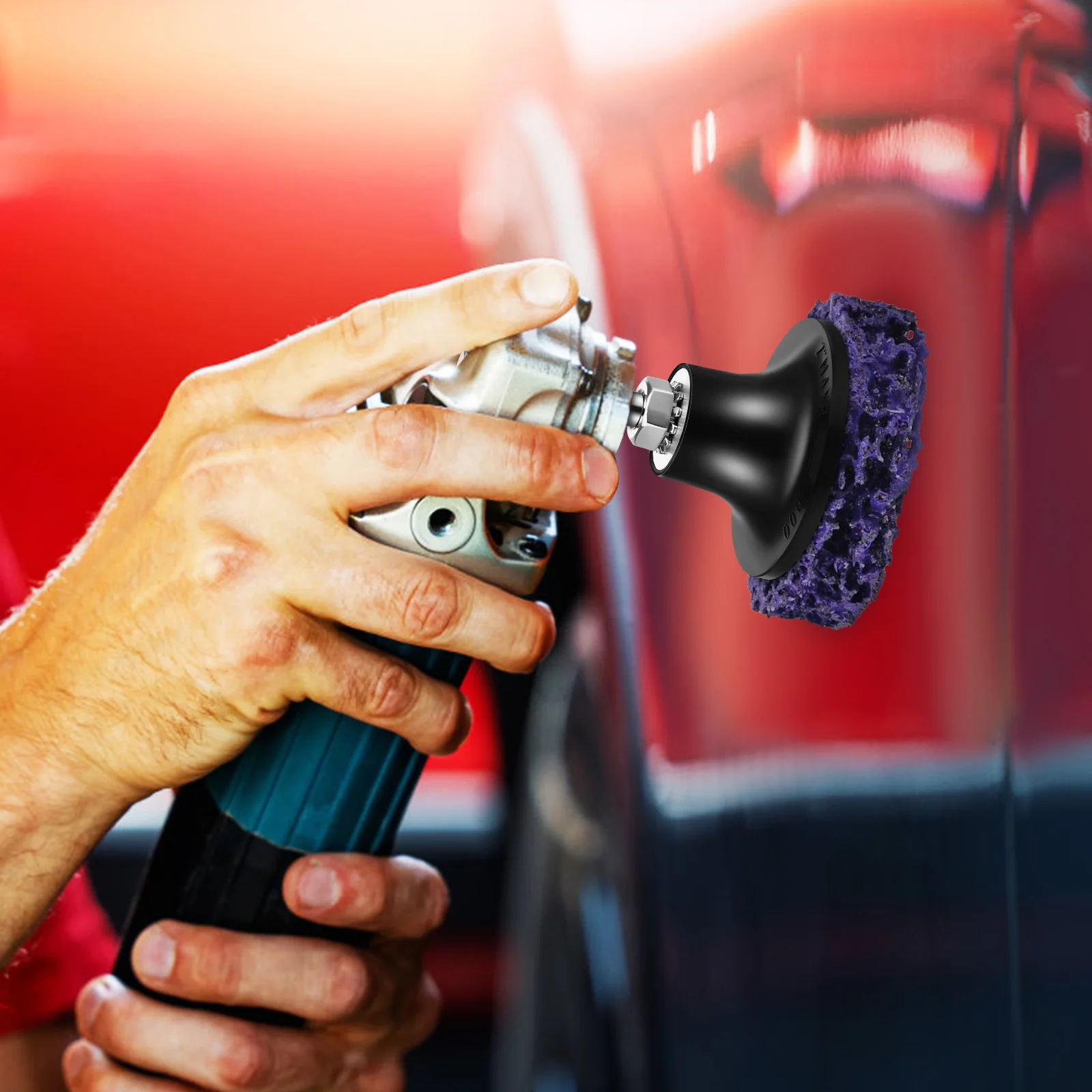 

Sanding Disc Torque Pad Holder Metal Sandpaper Angle Grinder Accessories Wear Resistant Precise Torque Stable Application