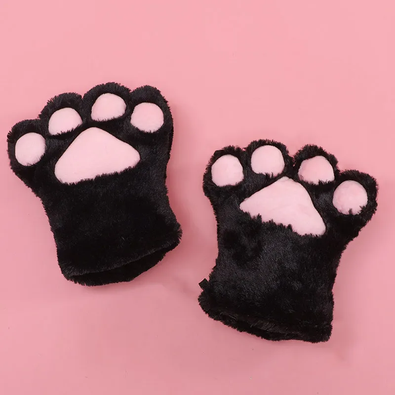 Kawaii Katze Pfote Handschuhe Lolita Katze Pfote Handschuhe Cosplay Kostüm Requisiten JK Mädchen Halloween Party Cosplay Zubehör Anime Requisiten