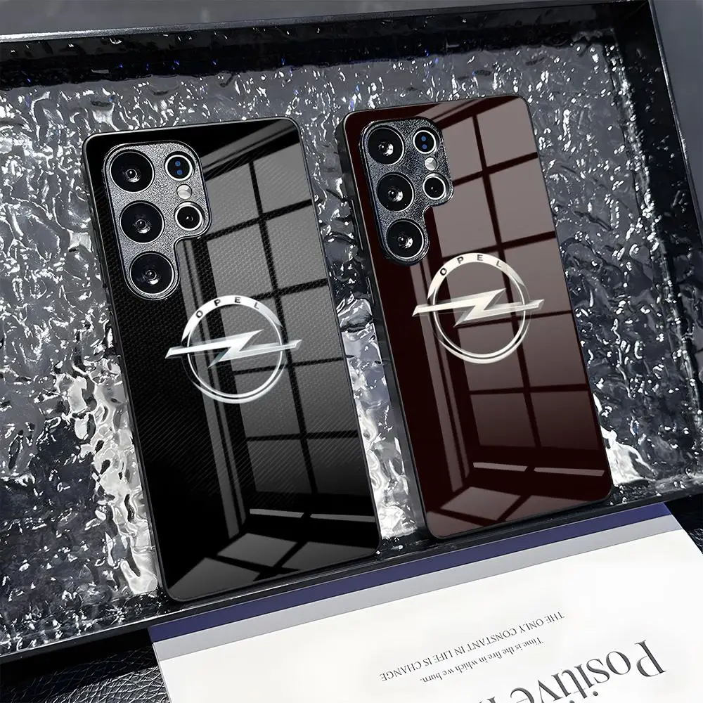 Cool O-OpSelS Car Phone Case For Samsung S 25 26 24 23 22 21 Ultra 10 Plus A16 Pro Fe 20 Note 34 S30 Glass Shockproof