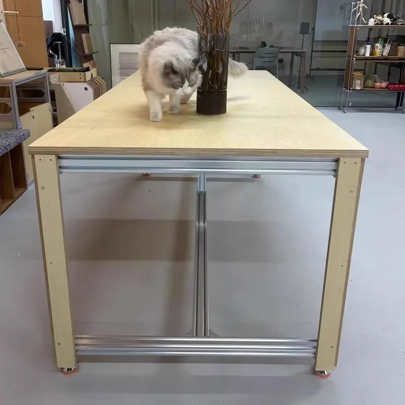 Aluminum profile conference table birch multi-person large class table creative office advanced marine board negotiation table