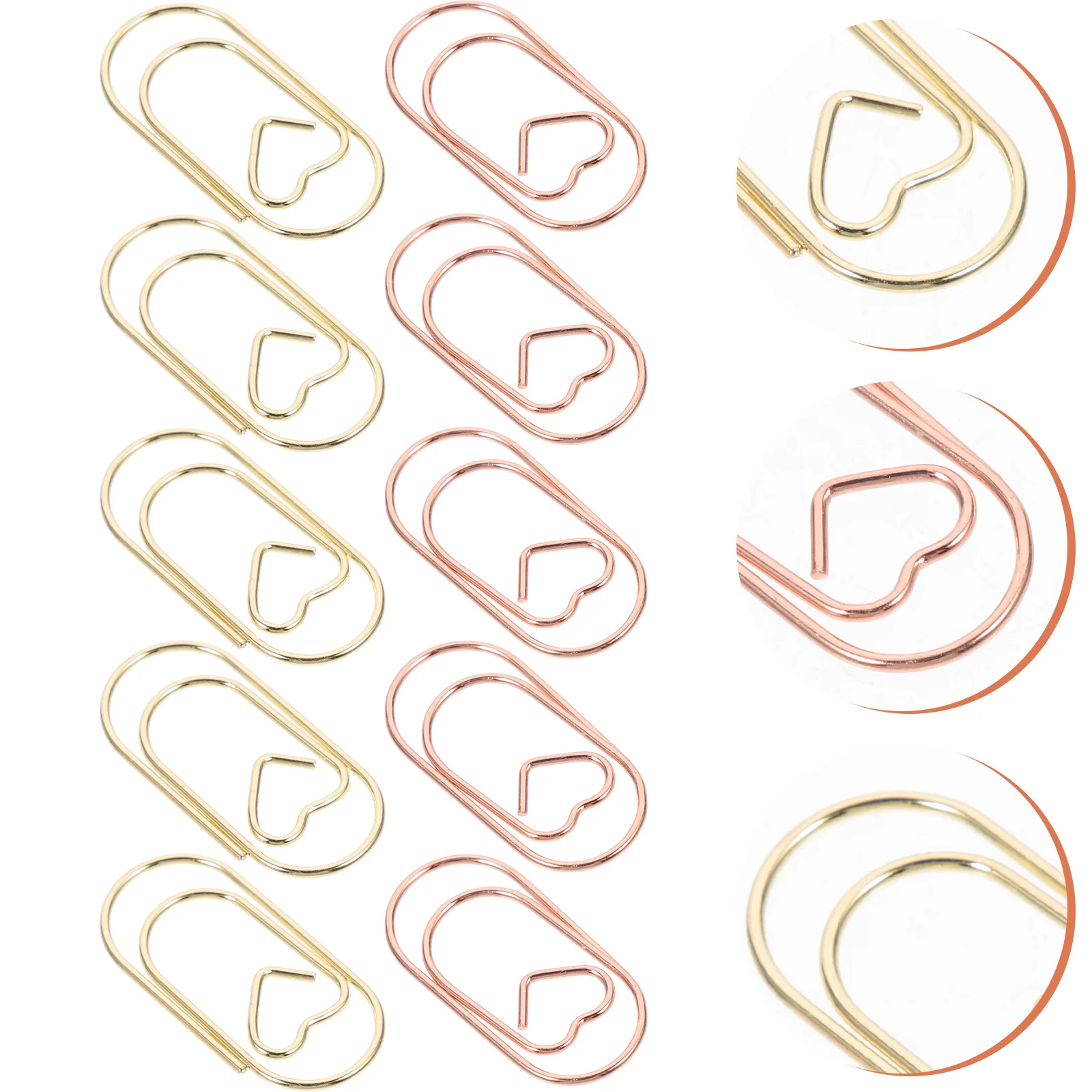 

30 Pcs Mini Paper Clip Portable Clips Multipurpose File Document Paperclips Decorations