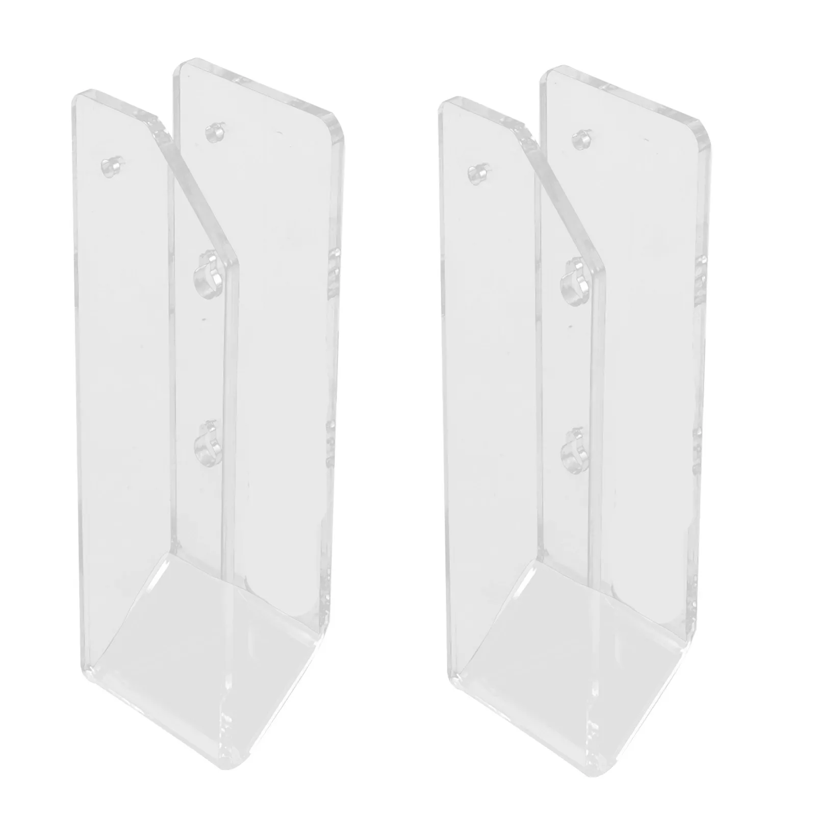 

1Set Laptop Stand Under Desk Clear Acrylic Mount Adhesive Screws Universal Laptop Tablet Keyboard Shelf Holder Organizer