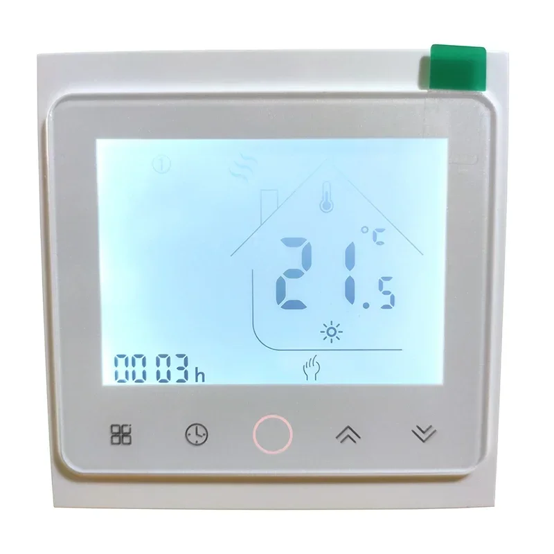 Minco Heat BHT-002 Thermostat for Water heating Electric heating Gas boiler LCD Touch screen Temperature controller with Alexa