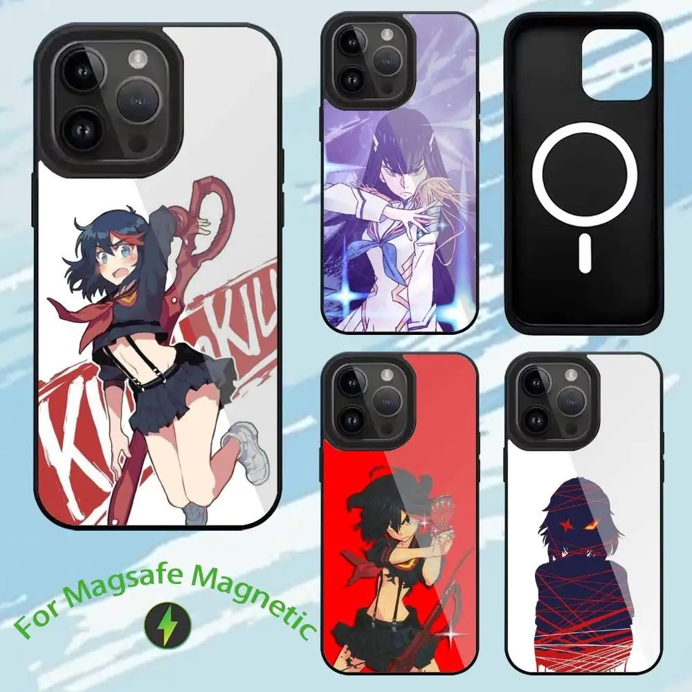 

Anime K-KILL la KILL-L Phone Case For iPhone17,16,15,14,13,12,11,Plus,Pro,Max For Magsafe Wireless Charging case