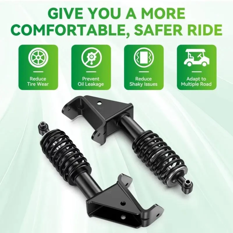 Golf Cart Front Shock Absorber Passenger and Driver Side Fits G22 G&E 2003-2007 OEM# JU0-F3350-20 JU0-F3390-20