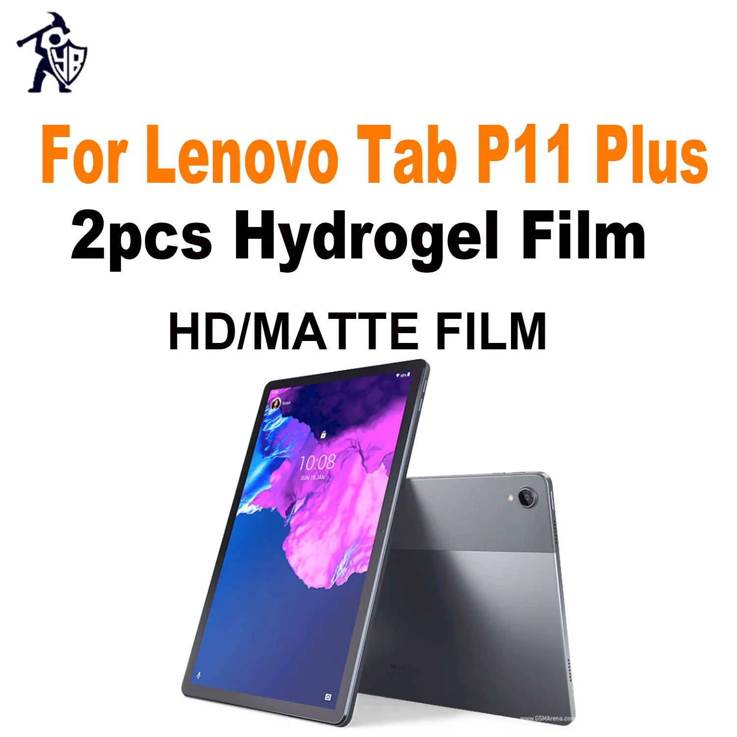 2pcs Screen Protector For Lenovo Tab P11 Plus Tablet HD\Matte Hydrogel Film Full Cover Protective Tablet Accessories Not Glass