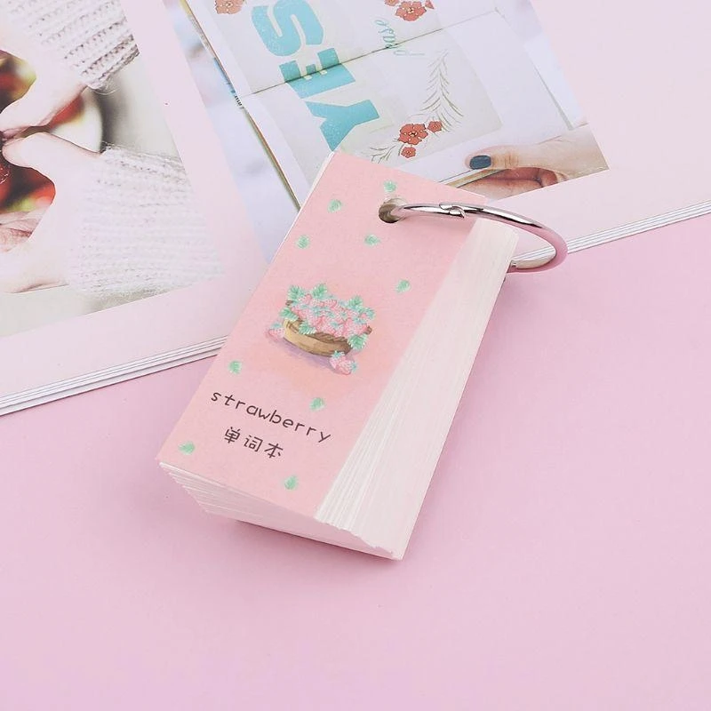 W89C Cartoon Mini Pocket Notebook Blank 110 Prześcieradło