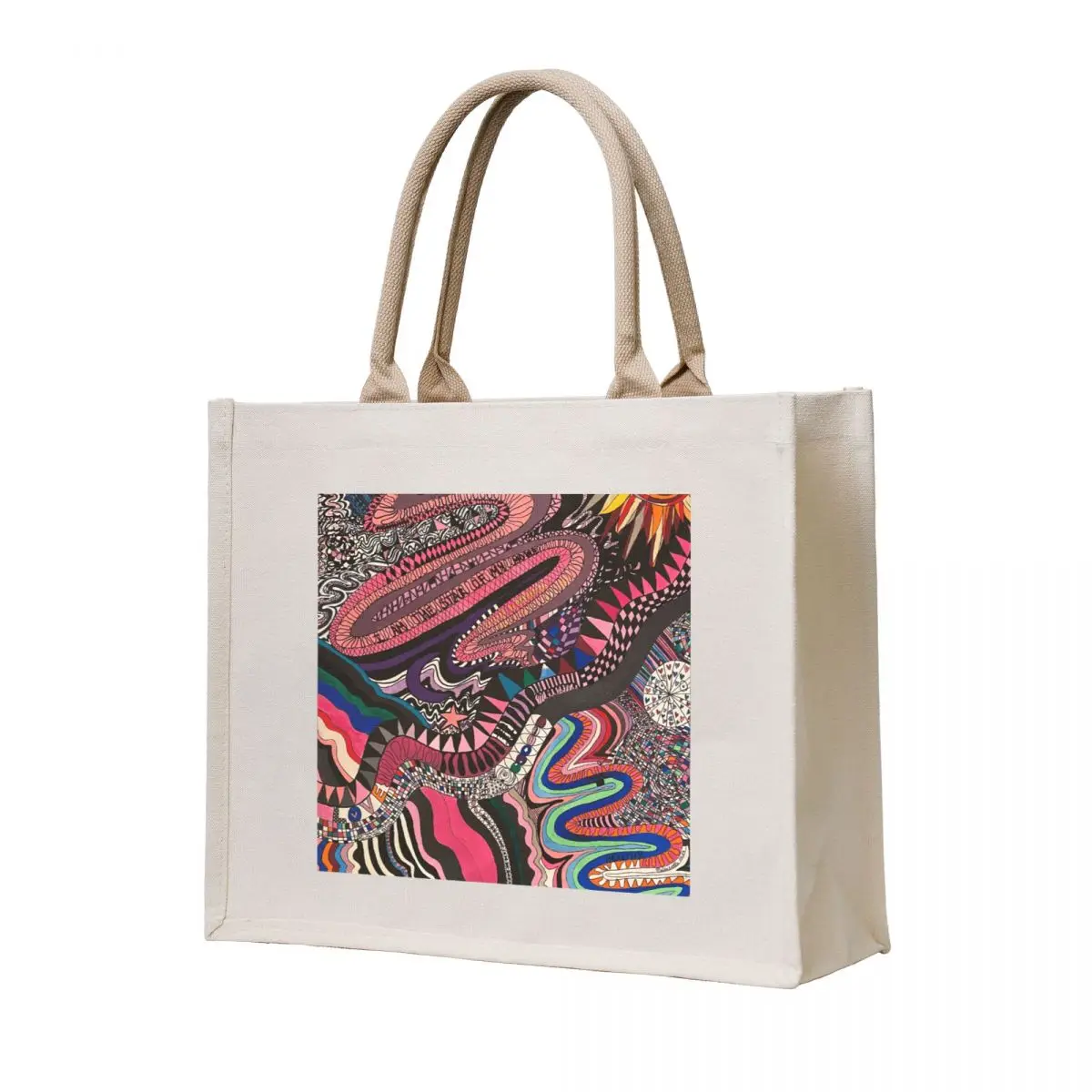 

The Shape of My Becoming Tote Bag ecological bags Customizable tote bag canvas bags