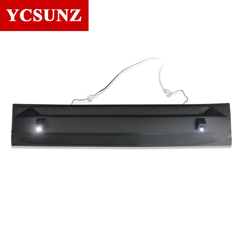 Couvercle de Panneau de Hayon ABS avec LED, Accessoires de Voiture Barbare pour Mitsubishi L200 Triton 2019 2020 2021 Ram 1200 Strada Strakar