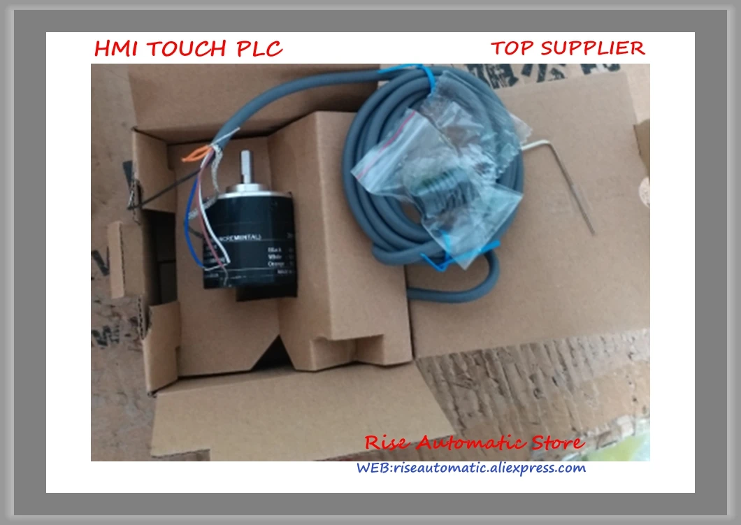New E6B2-CWZ3E 500P/R 1pc Incremental Rotary Encoder 500PPR E6B2 CWZ3E E6B2CWZ3E 5-12VDC ABZ Phase
