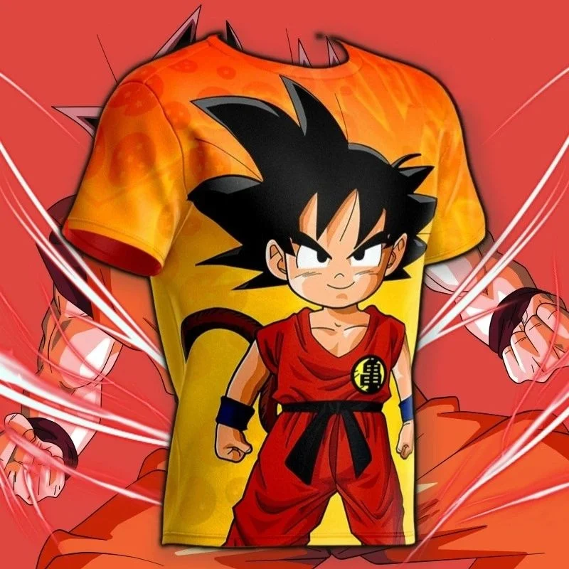 

Dragon Ball T-shirts Goku Small Kame T-shirts DBZ Jerseys Summer Anime 3D Printed Short Sleeved