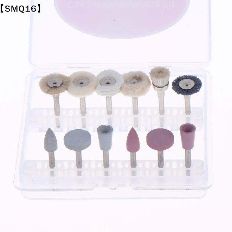 12Pcs/box DIY Accessories Silicone Mixed Grinding Head Set Suitable For Grinding And Polishing Of Metal/Ceramics【SMQ】