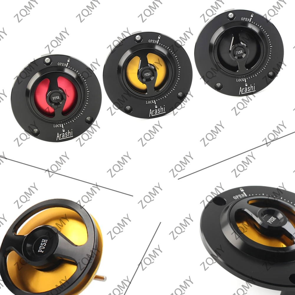 Motorcycle Fuel Tank Cap Quick Refuel Keyless For Honda CBR1000RR CBR300RR CBR250R VFR800 CB650F/R CB500R/F/X