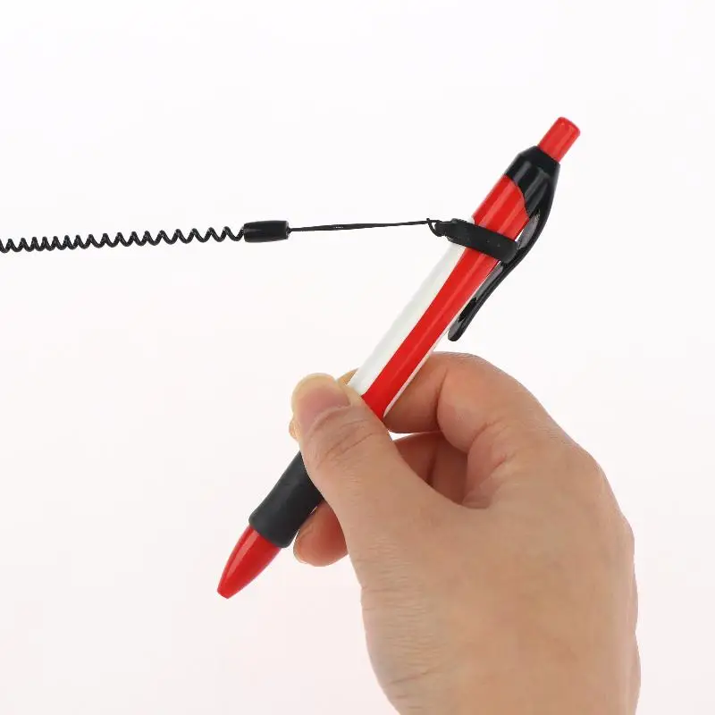 5Pcs Anti-lost Ropes Retractable Cords Spring Cords Mobile Phone Strap Pen Lanyards Safety Straps Anti Lost Lanyard Stylus Pen