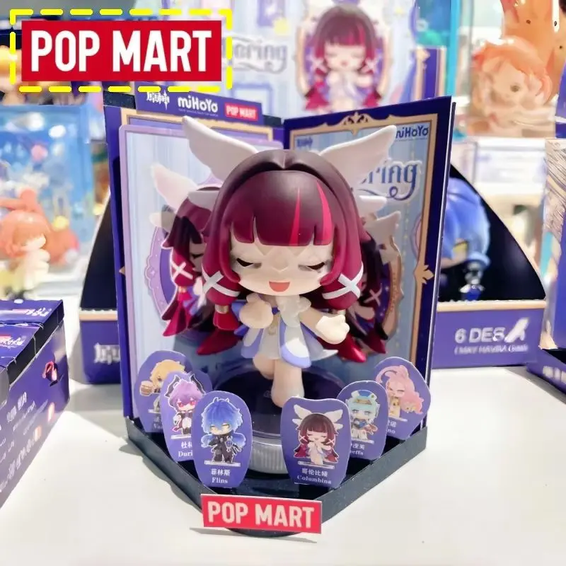 

Genuine Pop Mart Genshin Impact Joyful Gathering Q Version Blind Box Collectible Anime Figure Desktop Ornament Birthday Gift