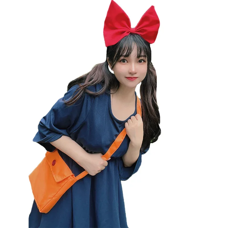 Designer Luxury  Women Bag 2024 Little Witch Kiki Bag Orange Crossbody Bag Adjustable Postman Bag Handbags for Women