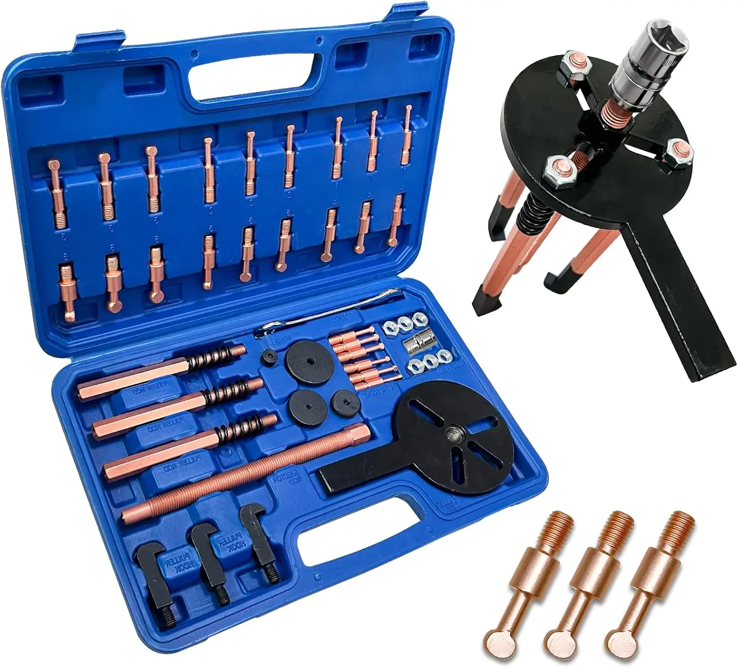 

Комплект съемников подшипников 36-в-1, комплект съемников шестерни и глухих отверстий с 3-кулачковыми крючками для автомобилей, мотоциклов, машин