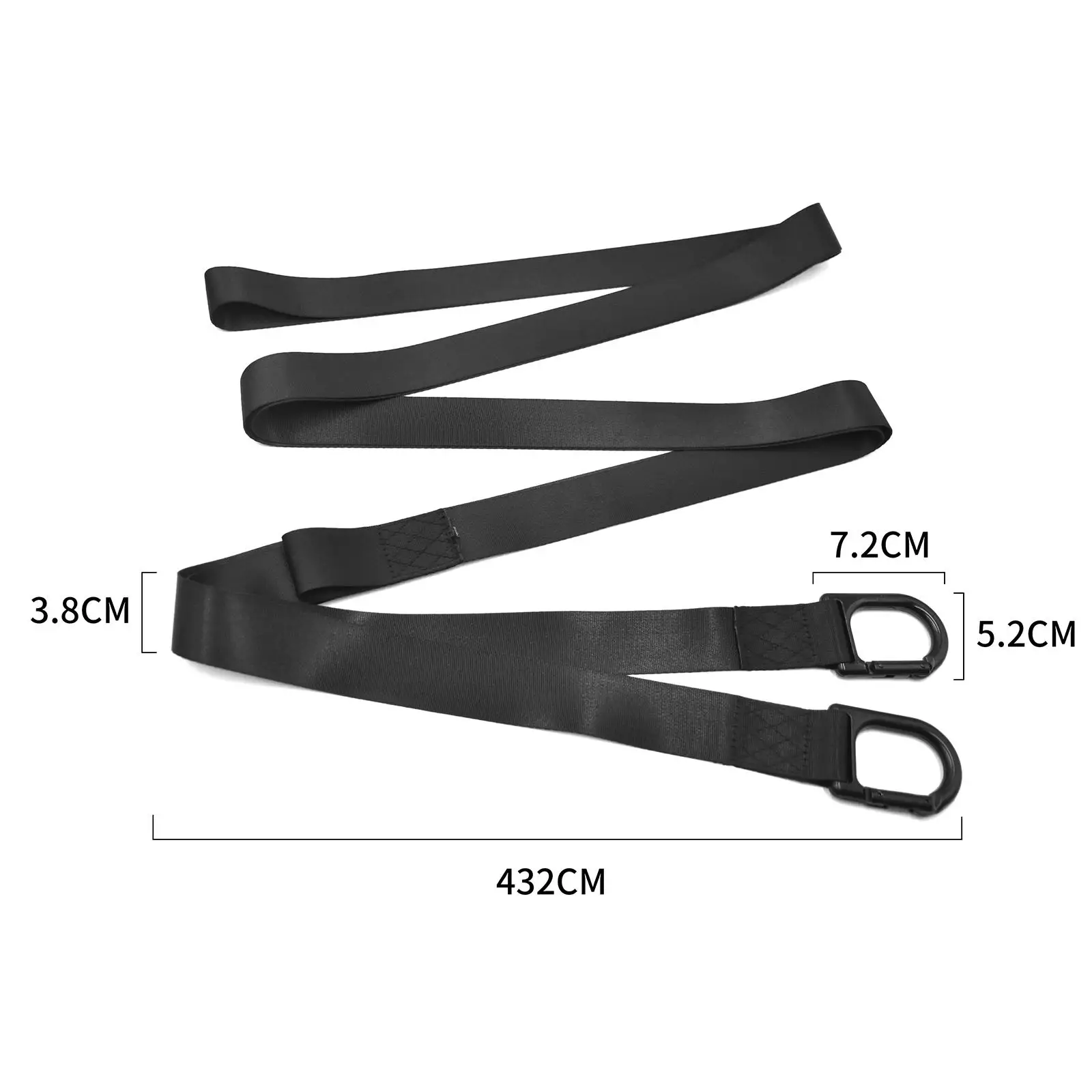 

Snowmobile Tow Straps for Heavy Duty Snowmobile,sled or ATV with Two Hooks Quick Hook up and Tow Easilly Sled Pulling Straps