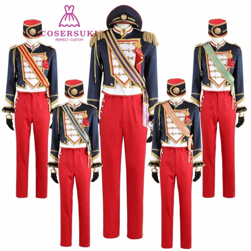 Ensemble Stars Eccentric Party Night Rei Sakuma Shuu Itsuki Wataru Hibiki Kanata Shinkai Natsume Sakasaki Cosplay Costume Outfit