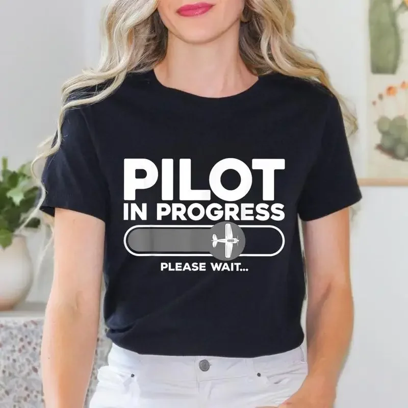Pilot Art Airline Future Aviation Airplane T Shirt