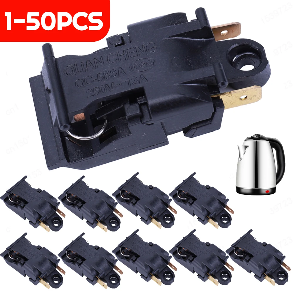 1-30PCS Electric Kettle Power Switch 13A 250V Kettles Thermostat Switch Universal Accessory Kettles Pressure Jump Switch