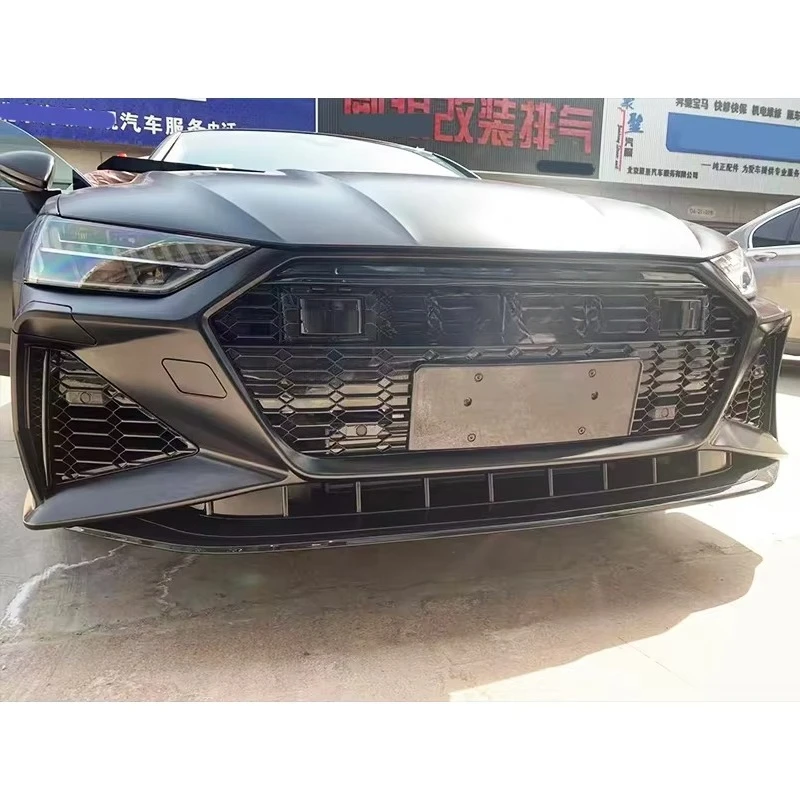 STLF CLRAK, новинка A7 2020, модификация автомобиля RS7, передний/задний бампер, боковые юбки, противотуманные фары, комплект кузова, болт-набор для