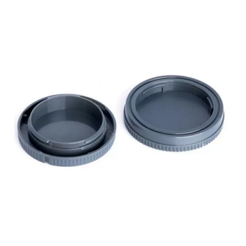 2 PCS Rear Lens Cover+Body Cap Anti-dust Protection Plastic Grey Sony E mount a5100 A6000 a6300 a6500 NEXC3 5 5N 6 7 A7 A7II