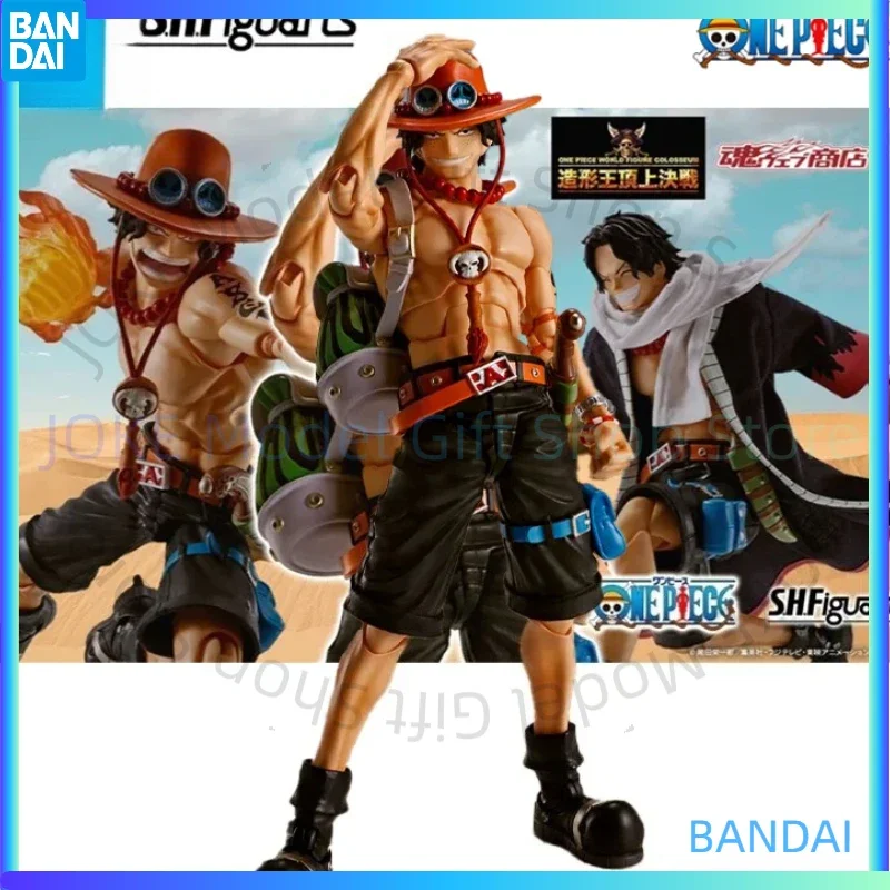 

Original Bandai S.H.Figuarts ACE SHF PORTGAS D ACE Fire Fis In Stock Anime Action Collection Figures Model Toys
