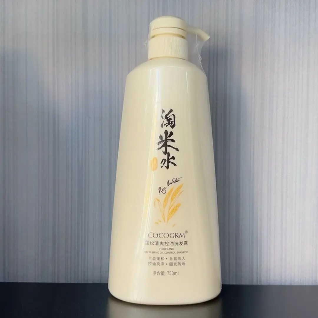 Rice Water Anti-Breakage Shampoo 750ml Big Size, Silky Smooth & Strengthening, Anti-Dandruff, Volumizing & Oil Control