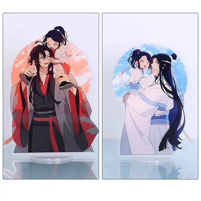 Mo Dao Zu Shi Anime Figure Lan Wangji Wei Wuxian Cp Toy Figures Woman Fashion Action Stand Figurine Model Doll Toys Acrylic Gift