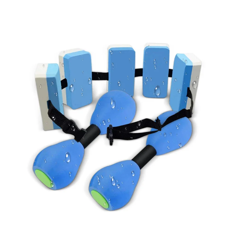 Foam Swim Aquatic Cuffs Exercise Cuffs Paired Water Aerobics Equipment Float Ring Fitness Exercise Set Workout Ankles Arms