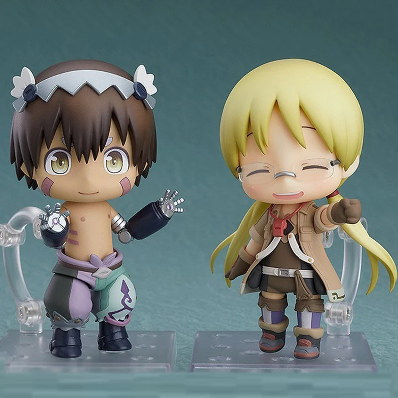 10cm Anime Made in Abyss Nendoroid Reg 1053 Action Figure Q Version Kawaii Riko Figure 1054 Dolls Model PVC Collection Toys Gift