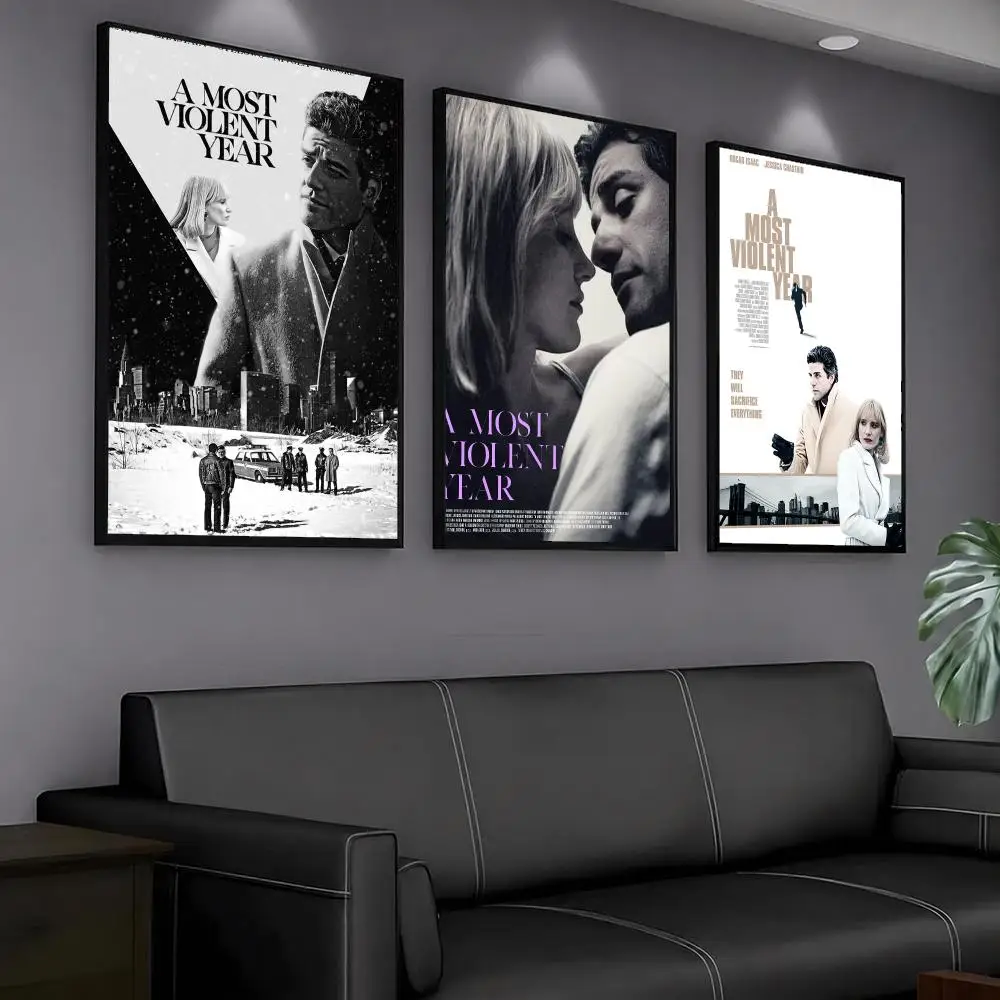 classic movie A-A Most Violent Year-R Painting Calligraphy Artwork for Home Bedroom Office Wall Decoration Gift