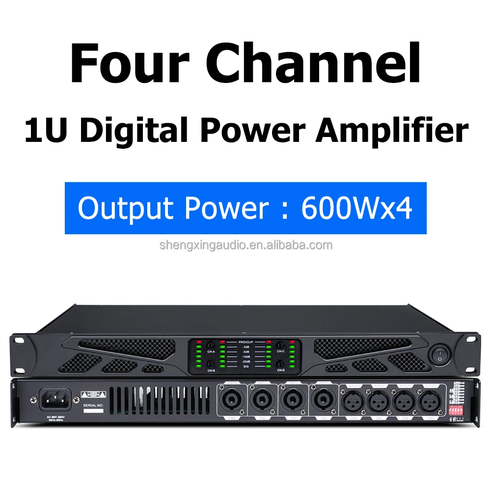 Digital Amplifier BG4.6 Audio Mixer Is Suitable for bar Conference Room D Class Amplifier