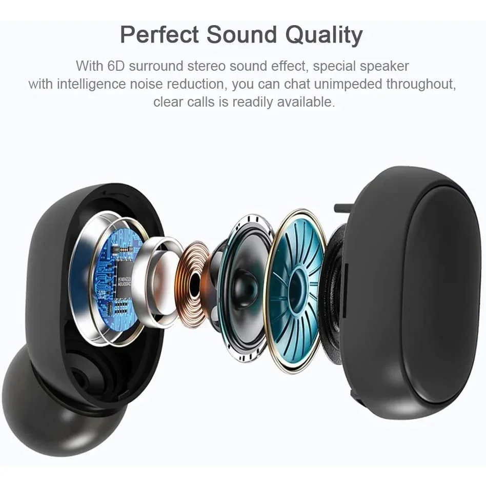 Teléfono Móvil Inteligente con Bluetooth, dispositivo electrónico con Tws, con batería, modelo Sem Fio E6s