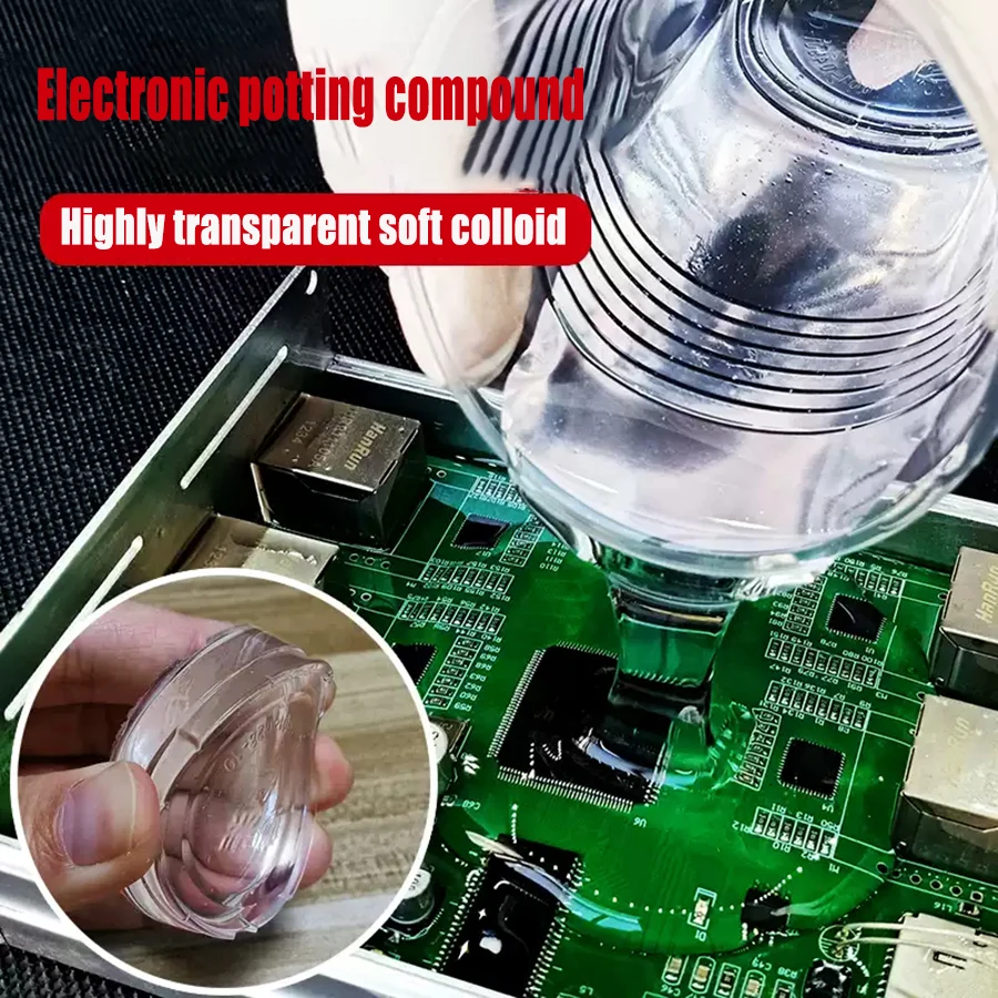 

400 г 1000 г AB эпоксидная смола клей герметик электронная печатная плата горшок прозрачный влагостойкий для электроники