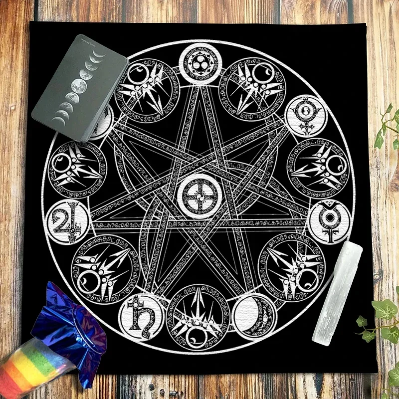 Tarot Tablecloth Celtic Knots Altar Cloth Pagan Spiritual Pendulum Witchcraft Astrology Oracle Card Pads Small tablecloth