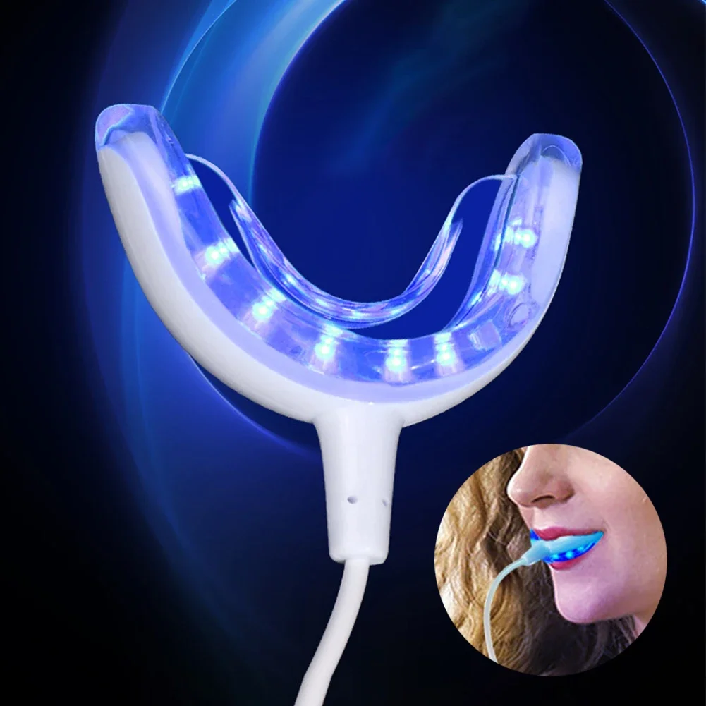 1PC Household Smart LED Teeth Whitening Lamp Portable USB Charging Led Blue Light Teeth Whitening for Home