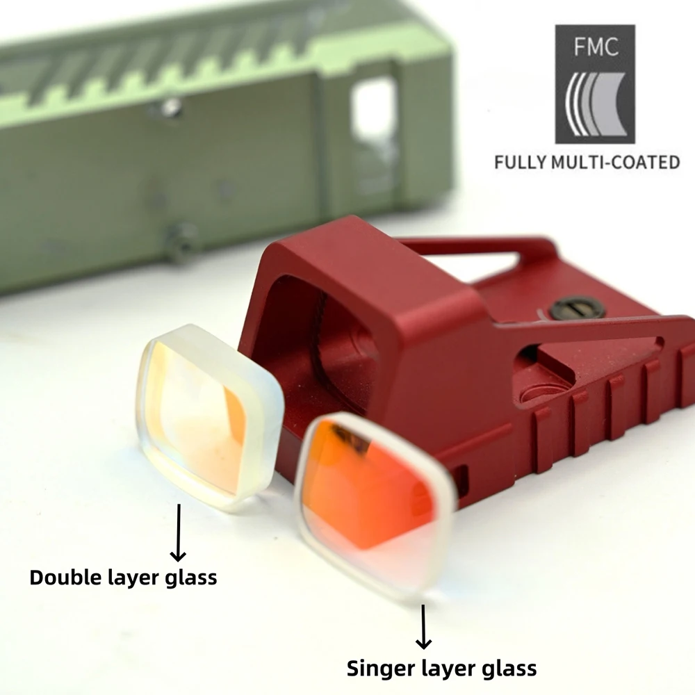 OS Mini Red Dot Sight Collimator Rifle Reflex Sight Scope with MOS Footprint Original Markings 20mm Mount For Airsoft Hunting