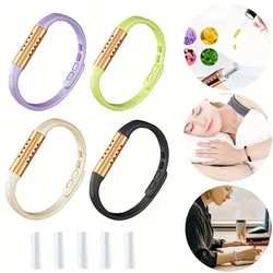 Simple and Elegant Style, Colorful and Reusable Silicone Bracelets, Fashion Accessories for Diffusion Aromatherapy and Daily Wear, Creative Gifts