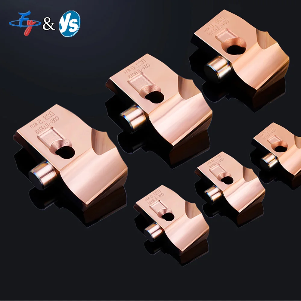 YS Universal Crown Drill إدراج لقمة أسنان سيف كربيد صلبة لأداة الحفر CNC ذات الفتحة العميقة