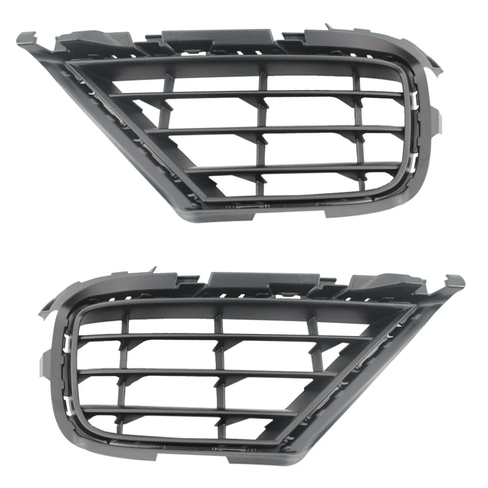 

Auto Front Bumper Fog Light Lower Grille for Touareg 2015-2017 Black 7P6853665B 7P6853666B