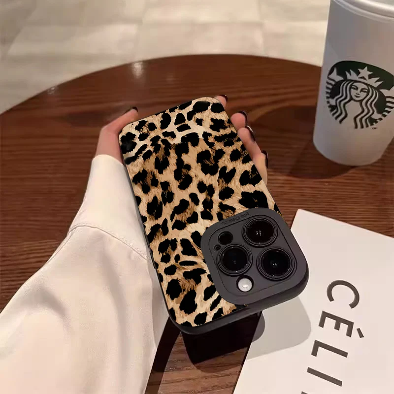 Animal Print Leopard Print Soft Case For IPhone 15 14 13 12 11 Pro Max Cover For IPhone XS XR 7 8 Plus Case Cover Funda Bumber