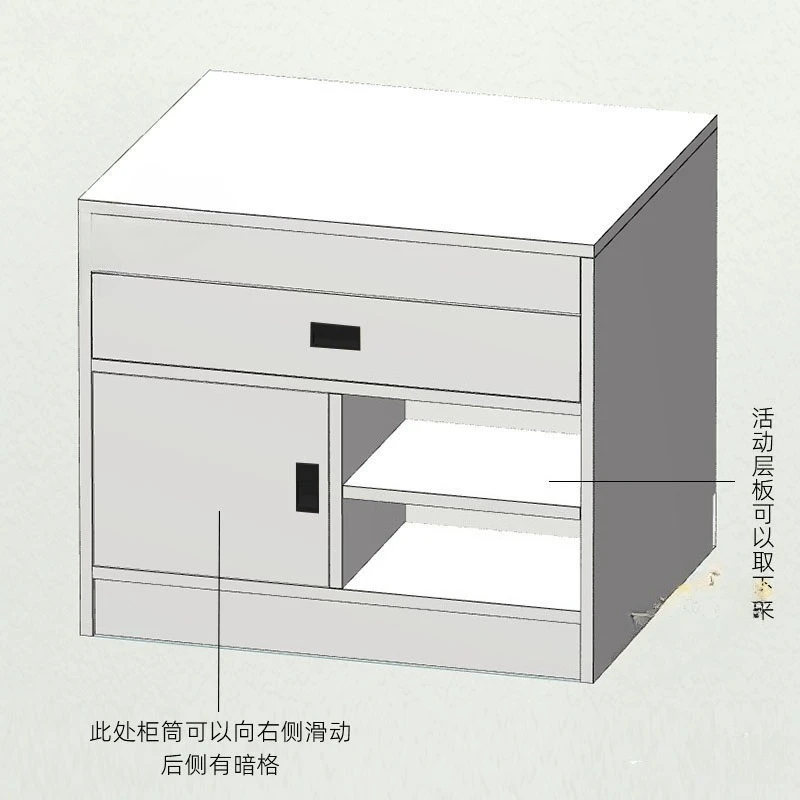 Locker dark layer household hidden compartment multi-function secret storage cabinet drawer TV cabinet hidden safe