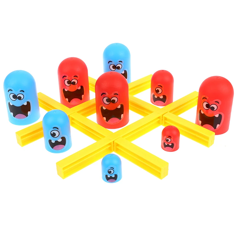 Tic Tac Toe Big Eat juego de mesa de Gobble pequeño, juguetes educativos interactivos para padres e hijos, regalos de navidad