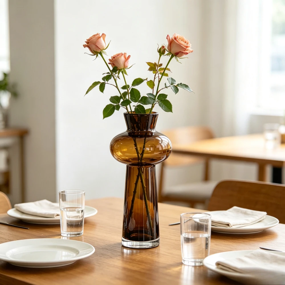 Nowoczesny kolorowy szklany wa – Glass Vase Nordic recenzja i cena
