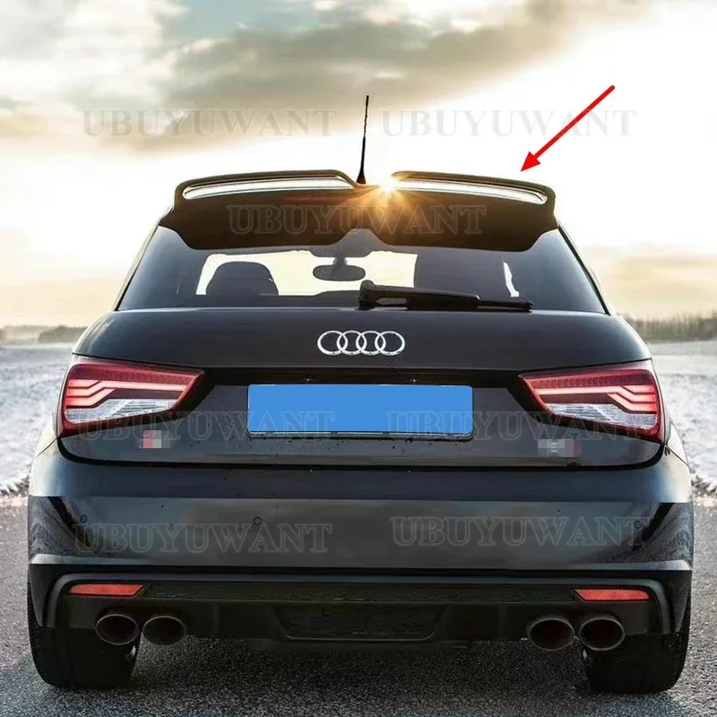 For Audi A1 R18 2010-2014 high quality Carbon Fiber rear boot Wing Spoiler Rear Roof Spoiler Wing Trunk Lip Boot Cover - view 2