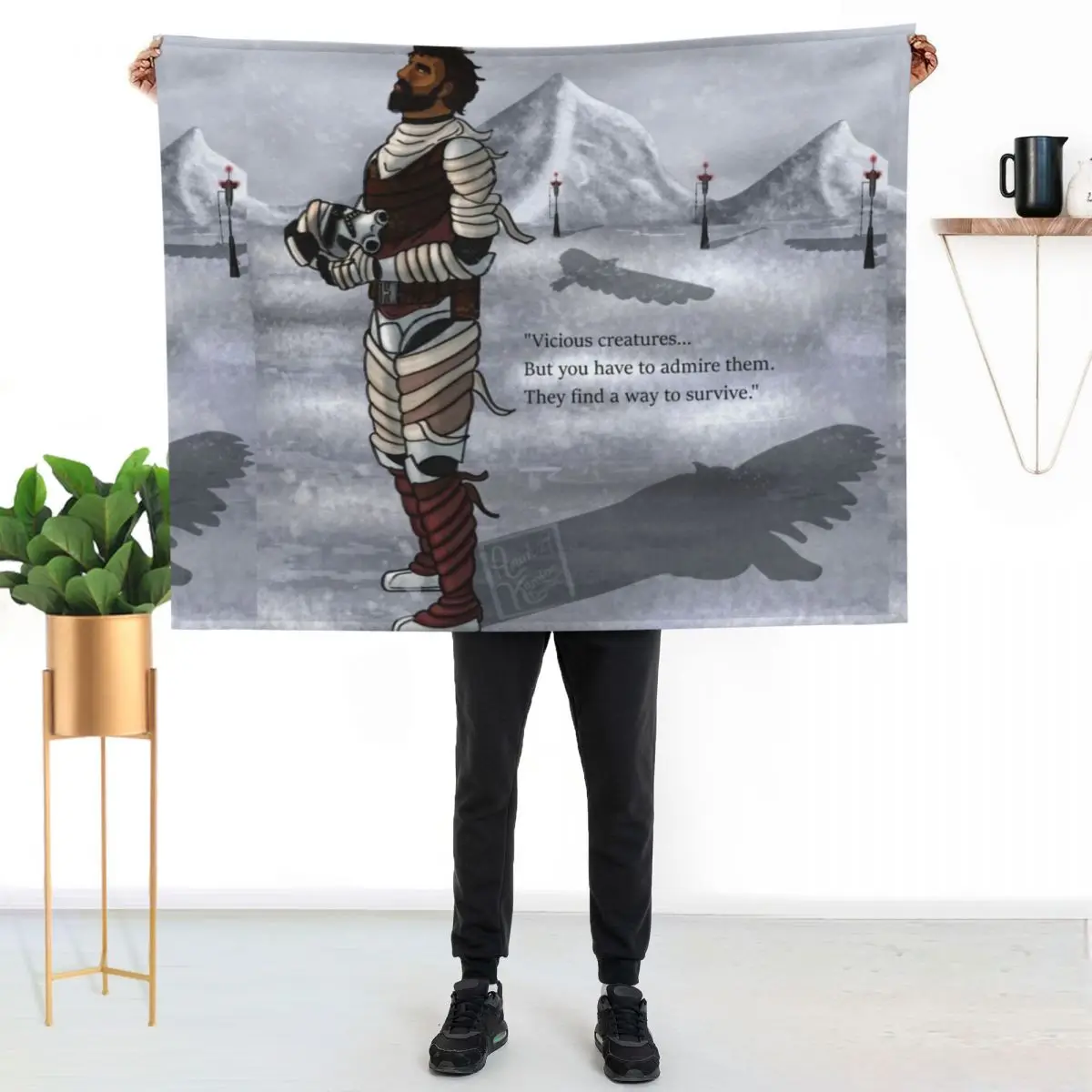 

Survive Throw Blanket Warm Throw Blanket Gift for Anniversary